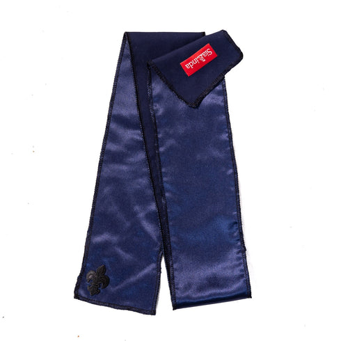 SiaLinda: Augenbinde Zola II Saphira, dunkelblau, Satin - SiaLinda.com